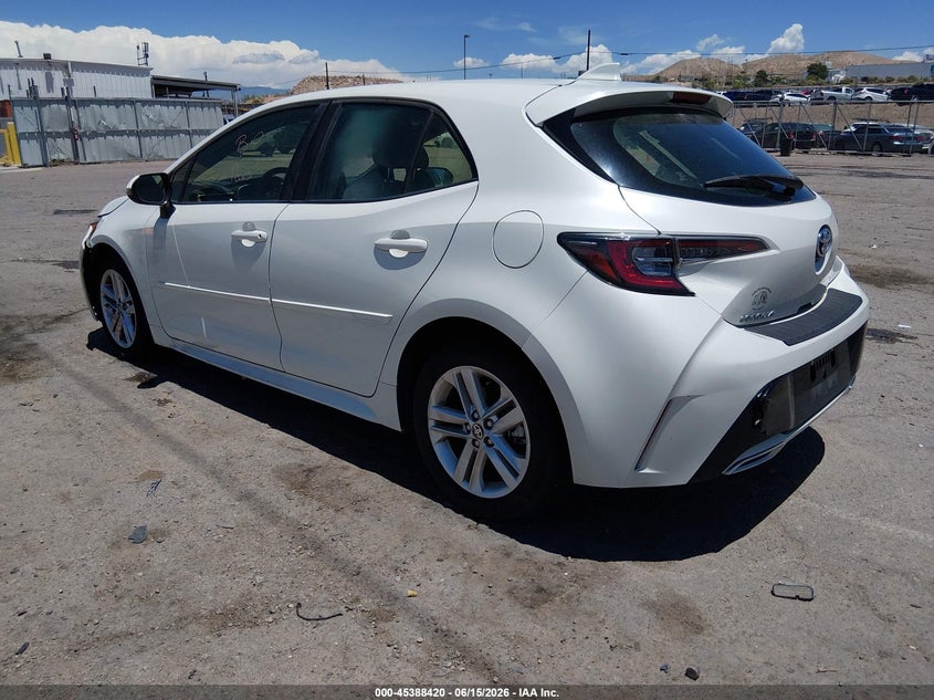 2019 Toyota Corolla VIN JTNK4RBE3K3023327 IAAI salvage auction — NORMAL WEAR, Clear (New Mexico), sold $4,000 on 2026-07-06 (photo 3)