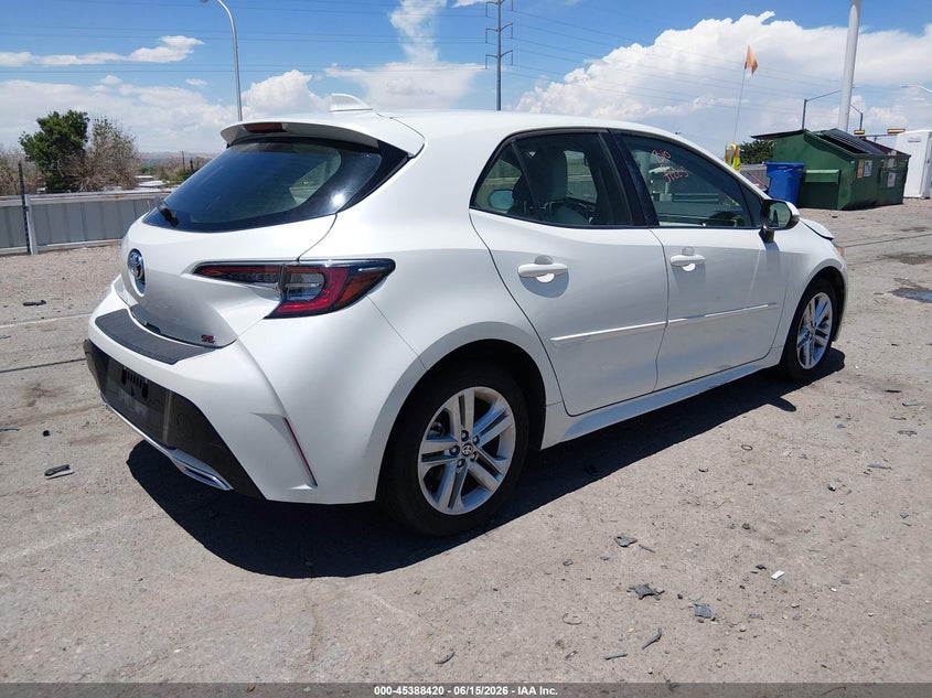 2019 Toyota Corolla VIN JTNK4RBE3K3023327 IAAI salvage auction — NORMAL WEAR, Clear (New Mexico), sold $4,000 on 2026-07-06 (photo 4)
