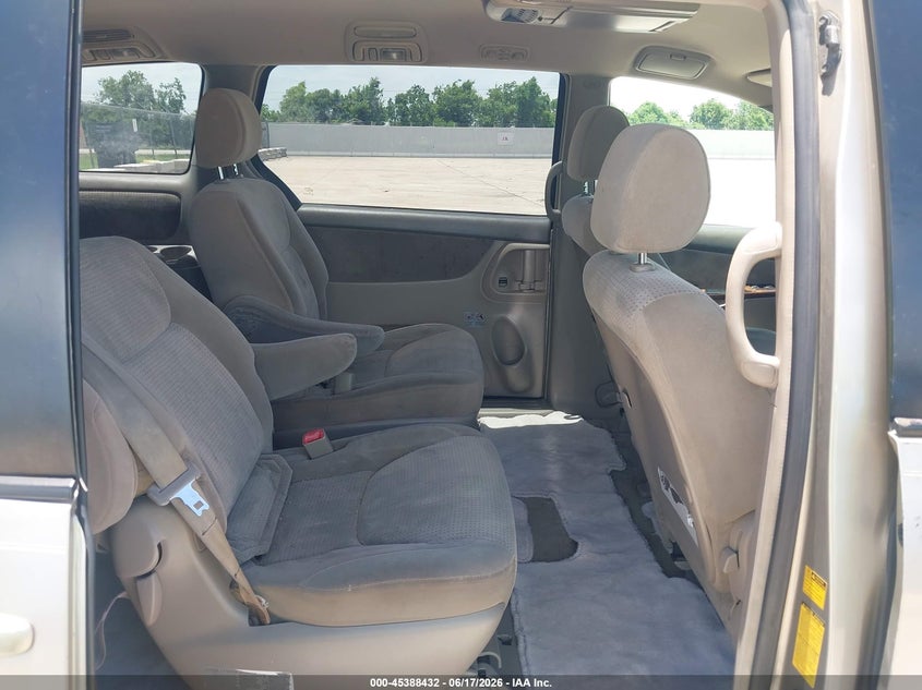 2008 Toyota Sienna VIN 5TDZK23C58S106343 IAAI salvage auction — LEFT FRONT, Original (Texas), sold $1,250 on 2026-07-16 (photo 8)
