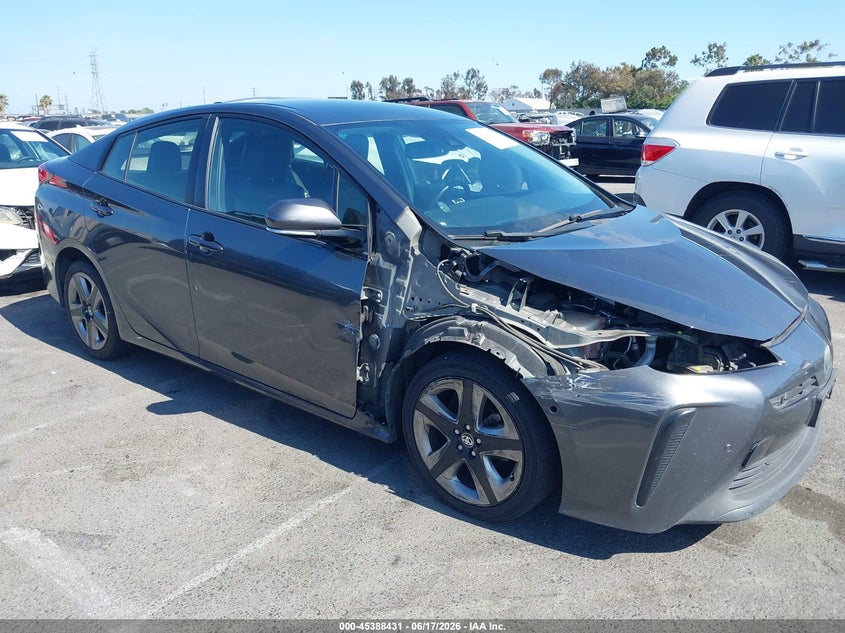 2019 Toyota Prius VIN JTDKARFU2K3090712 IAAI salvage auction — RIGHT SIDE, Salvage Title, sold $2,250 on 2026-07-24 (photo 1)