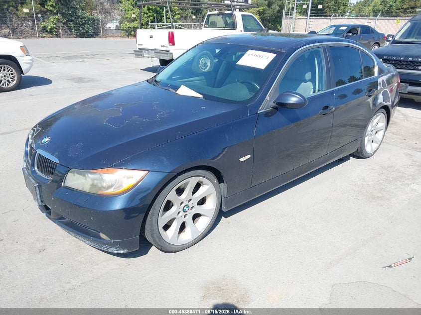 2006 BMW 3 series VIN WBAVB33516KS31816 IAAI salvage auction — NORMAL WEAR, Clear - Dealer Only (California), sold $450 on 2026-07-13 (photo 2)