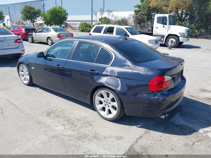 2006 BMW 3 series VIN WBAVB33516KS31816 IAAI salvage auction — NORMAL WEAR, Clear - Dealer Only (California), sold $450 on 2026-07-13 (photo 3)