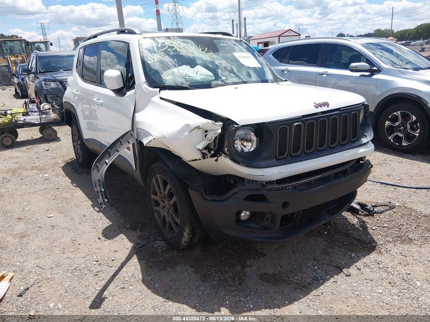 2016 Jeep Renegade VIN ZACCJBBTXGPD71247 IAAI salvage auction — FRONT END, Clear (Indiana), sold $50 on 2026-07-22 (photo 1)