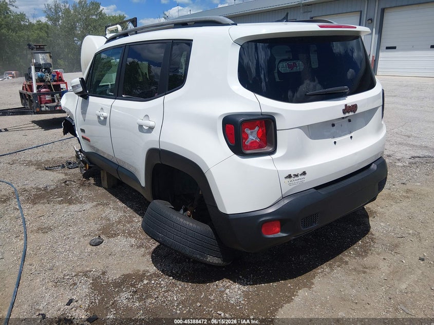 2016 Jeep Renegade VIN ZACCJBBTXGPD71247 IAAI salvage auction — FRONT END, Clear (Indiana), sold $50 on 2026-07-22 (photo 3)