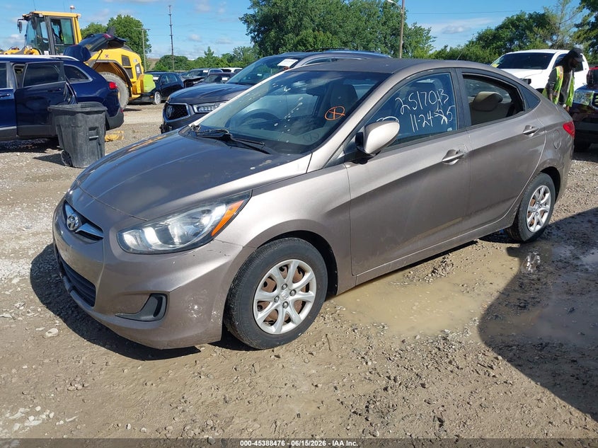 2013 Hyundai Accent VIN KMHCT4AE0DU496708 IAAI salvage auction — NORMAL WEAR, Original (Ohio), sold $225 on 2026-07-29 (photo 2)