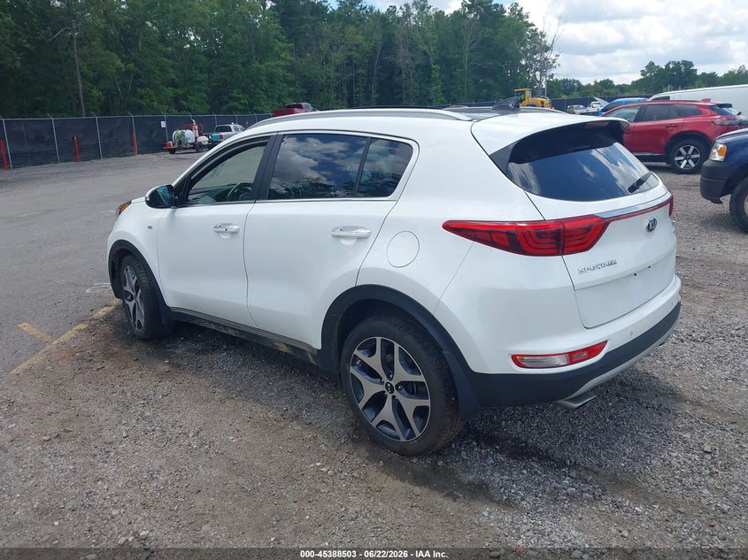 2017 Kia Sportage VIN KNDPRCA65H7180393 IAAI salvage auction — FRONT END, Salvage (South Carolina), sold $25 on 2026-07-29 (photo 3)