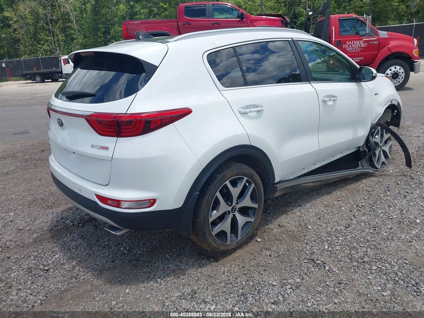 2017 Kia Sportage VIN KNDPRCA65H7180393 IAAI salvage auction — FRONT END, Salvage (South Carolina), sold $25 on 2026-07-29 (photo 4)