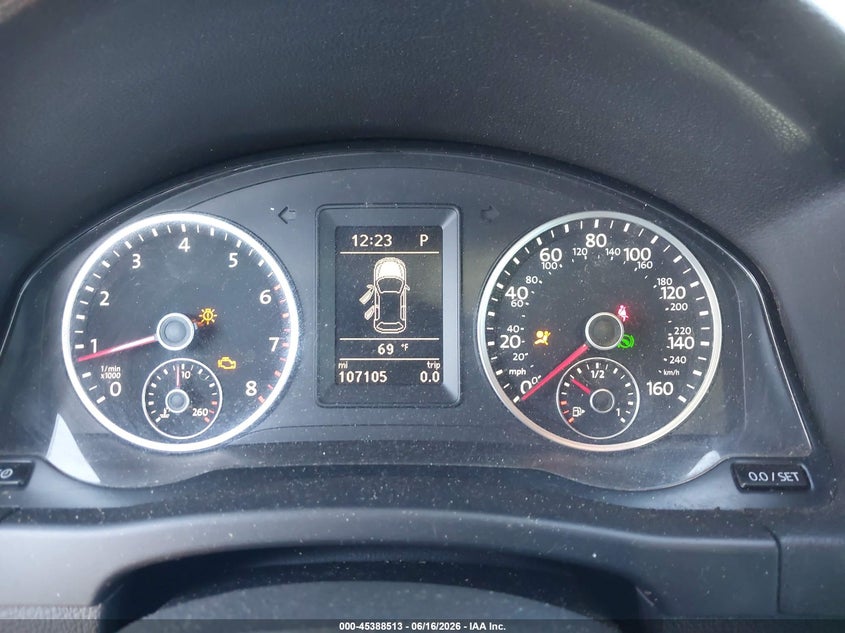 2014 Volkswagen Tiguan VIN WVGBV3AX5EW099793 IAAI salvage auction — FRONT END, Salvage (Iowa), sold $1,150 on 2026-07-29 (photo 7)