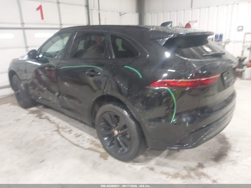 2022 Jaguar F-pace VIN SADCJ2EX4NA699862 IAAI salvage auction — SIDE, Salvage Title, sold $9,350 on 2026-09-01 (photo 3)