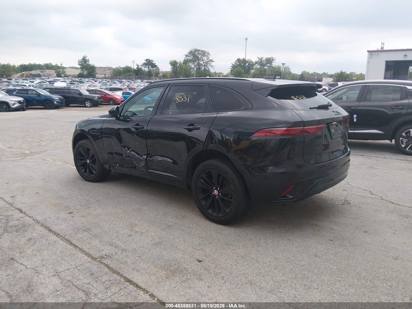 2022 Jaguar F-pace VIN SADCJ2EX4NA699862 IAAI salvage auction — LEFT SIDE, Salvage Title, sold $10,250 on 2026-09-03 (photo 3)
