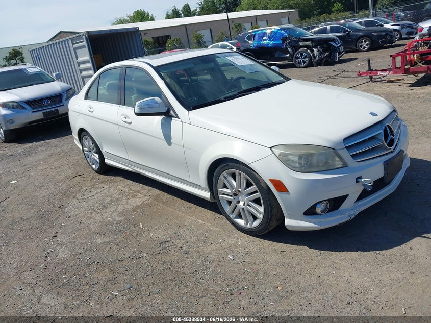 2009 Mercedes-benz C class VIN WDDGF81X99R074541 IAAI salvage auction — UNKNOWN, Clear (Virginia), sold $25 on 2026-07-06 (photo 1)