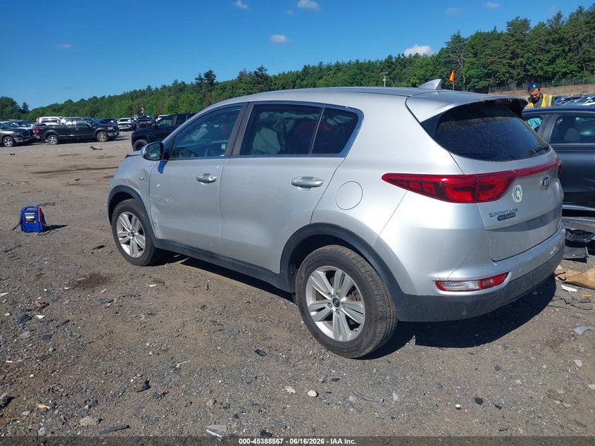 2018 Kia Sportage VIN KNDPMCAC4J7371958 IAAI salvage auction — FRONT END, Salvage (Massachusetts), sold $1,700 on 2026-07-31 (photo 3)