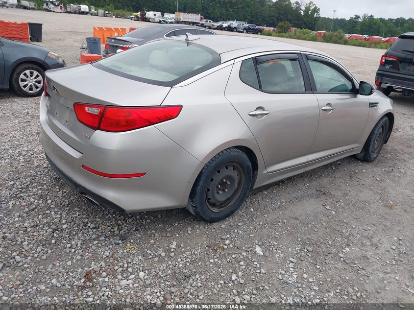 2015 Kia Optima VIN KNAGM4A71F5538446 IAAI salvage auction — NORMAL WEAR, Original (Vermont), sold $425 on 2026-07-28 (photo 4)
