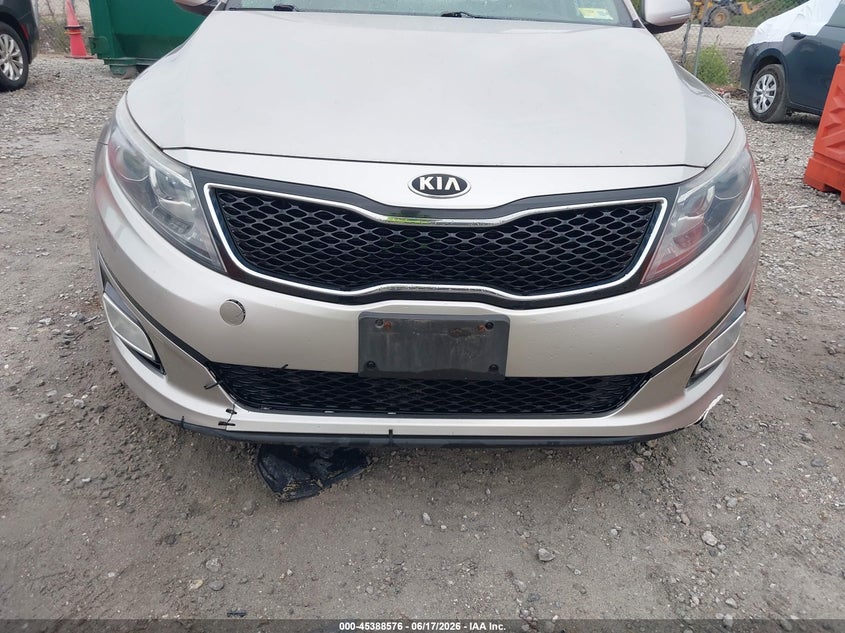 2015 Kia Optima VIN KNAGM4A71F5538446 IAAI salvage auction — NORMAL WEAR, Original (Vermont), sold $425 on 2026-07-28 (photo 6)