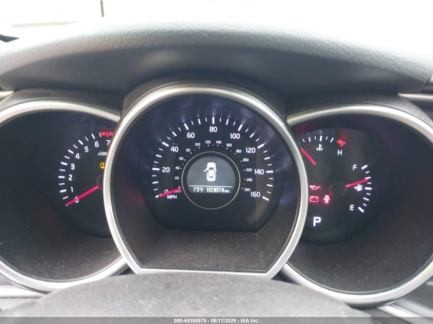 2015 Kia Optima VIN KNAGM4A71F5538446 IAAI salvage auction — NORMAL WEAR, Original (Vermont), sold $425 on 2026-07-28 (photo 7)