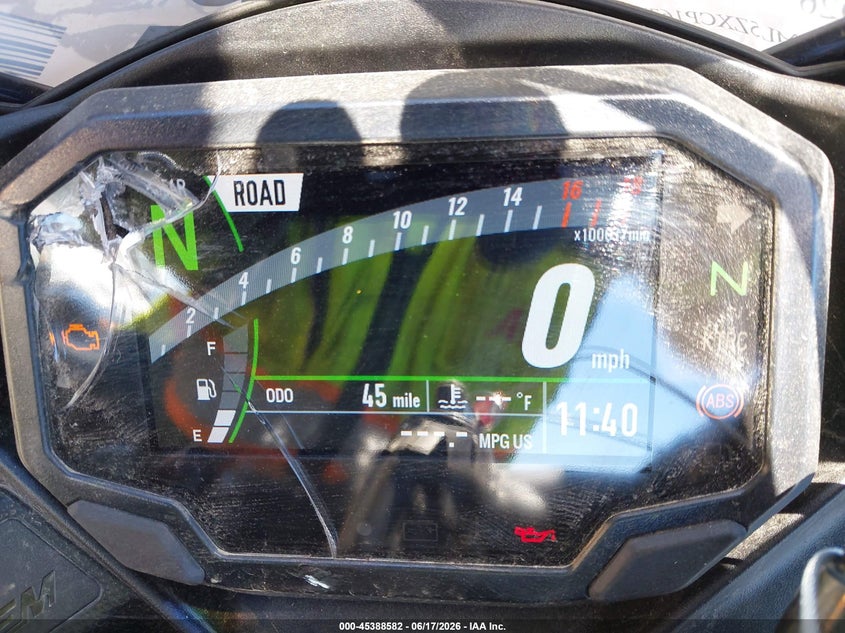 2026 Kawasaki VIN ML5ZXCP16TDA51757 IAAI salvage auction — FRONT END, Bill Of Sale (Washington), sold $400 on 2026-07-21 (photo 7)