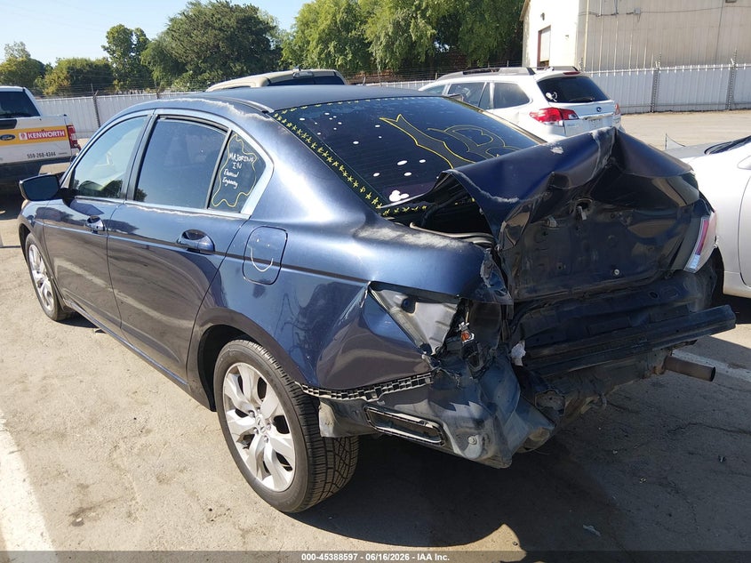 2009 Honda Accord VIN JHMCP26359C005856 IAAI salvage auction — REAR END, Salvage (California), sold $700 on 2026-07-07 (photo 3)