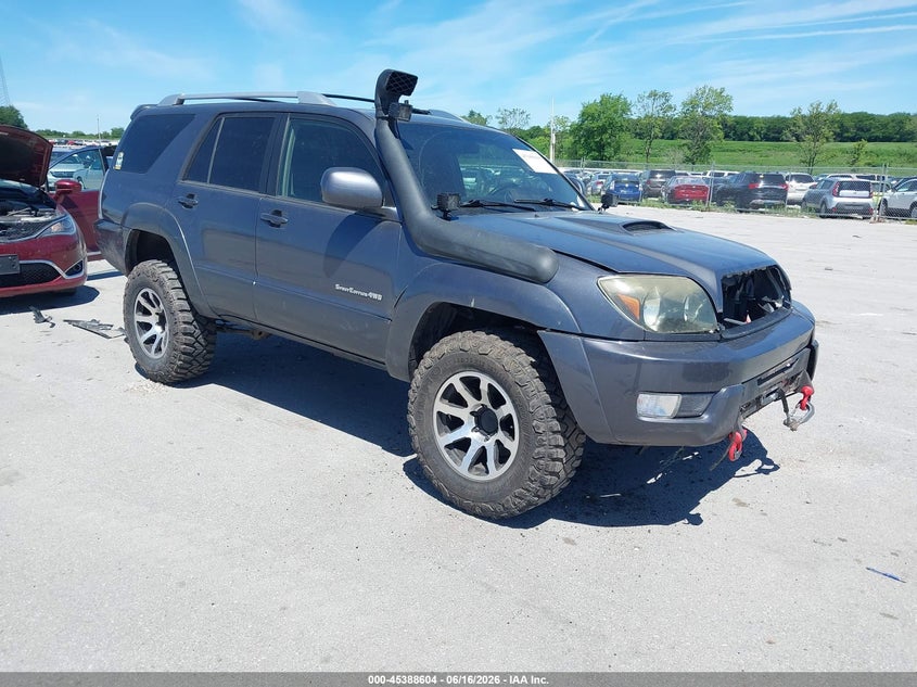 2003 Toyota 4runner VIN JTEBU14R438009927 IAAI salvage auction — FRONT END, Salvage (Iowa), sold $2,050 on 2026-07-21 (photo 1)