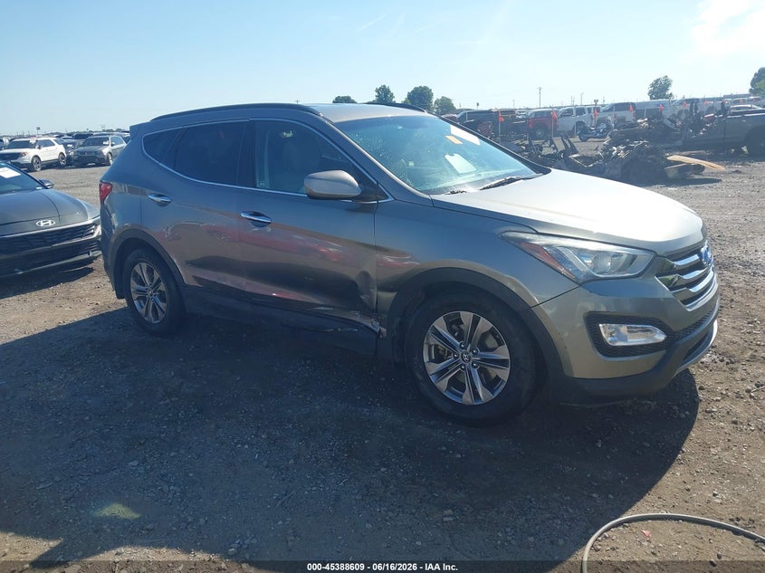 2013 Hyundai Santa fe VIN 5XYZU3LB0DG026902 IAAI salvage auction — RIGHT SIDE, Clear (Arkansas), sold $2,975 on 2026-07-24 (photo 1)