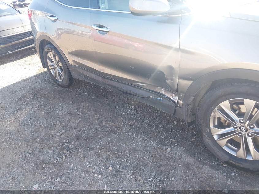 2013 Hyundai Santa fe VIN 5XYZU3LB0DG026902 IAAI salvage auction — RIGHT SIDE, Clear (Arkansas), sold $2,975 on 2026-07-24 (photo 6)
