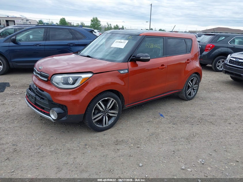 2018 Kia Soul VIN KNDJX3AAXJ7554714 IAAI salvage auction — FRONT END, Salvage Title, sold $1,900 on 2026-07-30 (photo 2)