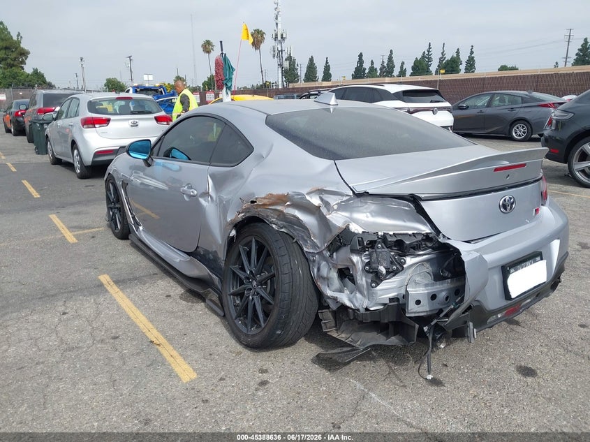 2023 Toyota Gr 86 VIN JF1ZNBE12P9761274 IAAI salvage auction — LEFT REAR, Salvage Title, sold $9,050 on 2026-08-24 (photo 3)
