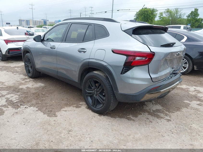 2025 Chevrolet Trax VIN KL77LKEP9SC145236 IAAI salvage auction — REAR END, Original (Texas), sold $5,300 on 2026-07-29 (photo 3)