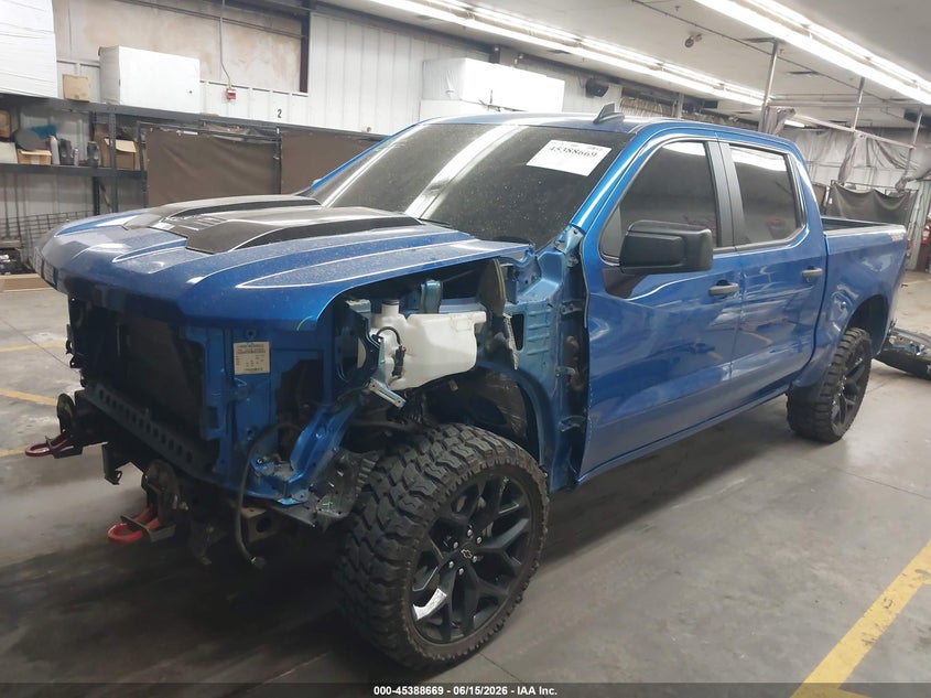 2022 Chevrolet Silverado VIN 3GCPDCED1NG522106 IAAI salvage auction — FRONT END, Salvage (Arizona), sold $13,700 on 2026-07-10 (photo 2)