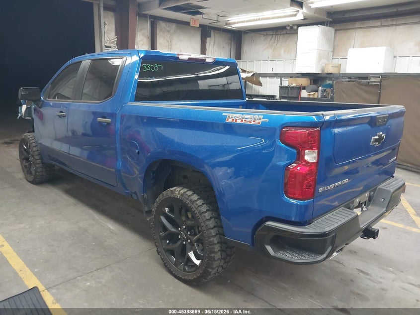 2022 Chevrolet Silverado VIN 3GCPDCED1NG522106 IAAI salvage auction — FRONT END, Salvage (Arizona), sold $13,700 on 2026-07-10 (photo 3)