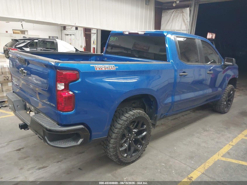 2022 Chevrolet Silverado VIN 3GCPDCED1NG522106 IAAI salvage auction — FRONT END, Salvage (Arizona), sold $13,700 on 2026-07-10 (photo 4)