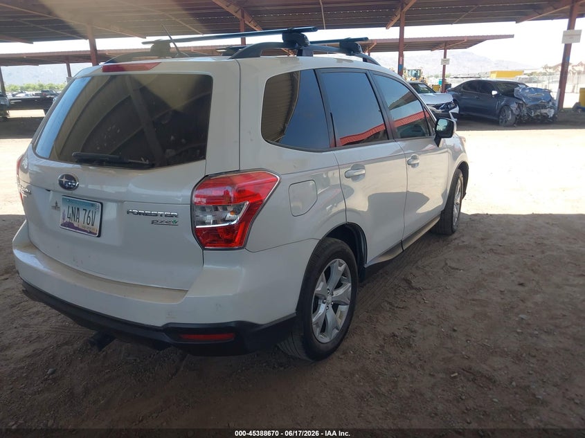 2015 Subaru Forester VIN JF2SJADC8FH551160 IAAI salvage auction — FRONT END, Restored (Arizona), sold $900 on 2026-07-28 (photo 4)