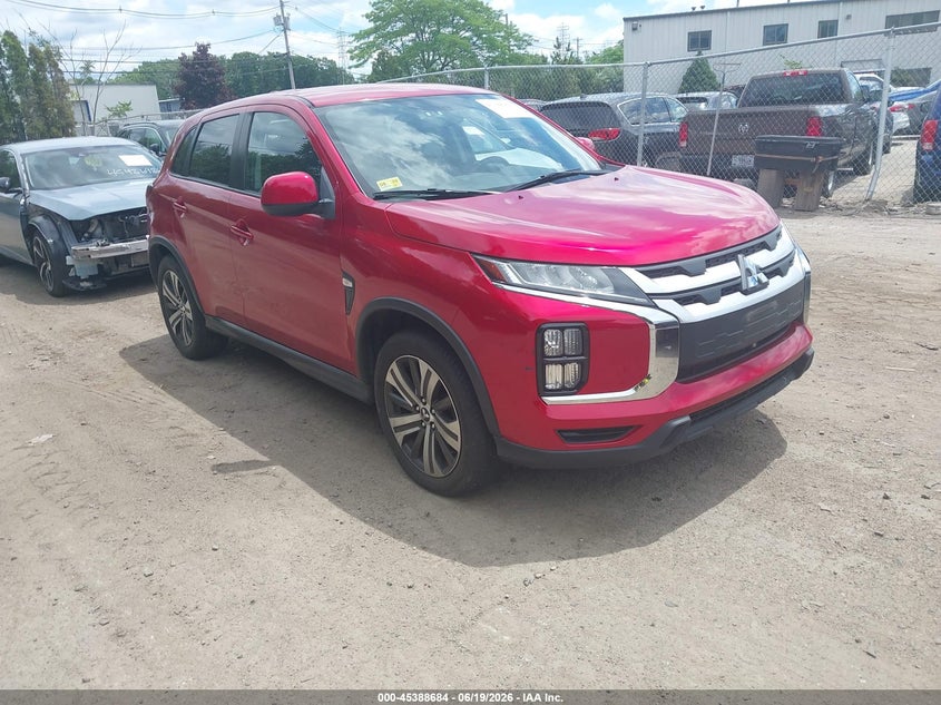 2020 Mitsubishi Outlander VIN JA4AP3AU6LU021560 IAAI salvage auction — LEFT SIDE, Salvage (Rhode Island), sold $3,550 on 2026-07-28 (photo 1)