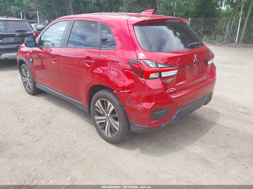 2020 Mitsubishi Outlander VIN JA4AP3AU6LU021560 IAAI salvage auction — LEFT SIDE, Salvage (Rhode Island), sold $3,550 on 2026-07-28 (photo 3)