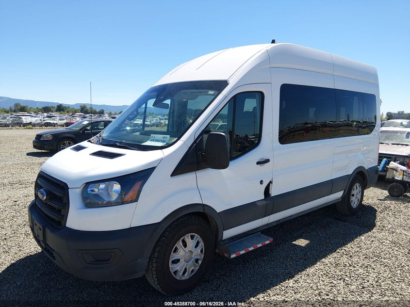 2020 Ford Transit-350 VIN 1FDAX2X82LKA88996 IAAI salvage auction — NORMAL WEAR, Sf97 (Oregon), sold $10,100 on 2026-07-29 (photo 2)