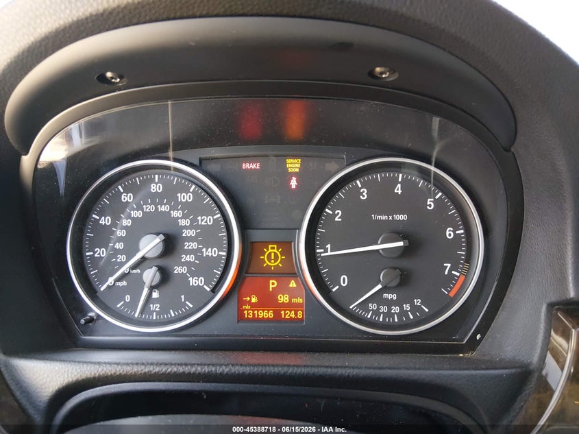 2011 BMW 3 series VIN WBAPK7C52BF085588 IAAI salvage auction — FRONT END, Salvage (Colorado), sold $275 on 2026-07-28 (photo 7)