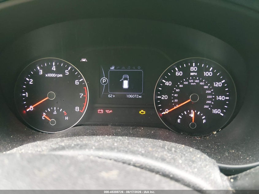 2017 Kia Sportage VIN KNDPNCAC4H7111955 IAAI salvage auction — UNKNOWN, Clear (Wisconsin), sold $2,900 on 2026-07-08 (photo 7)