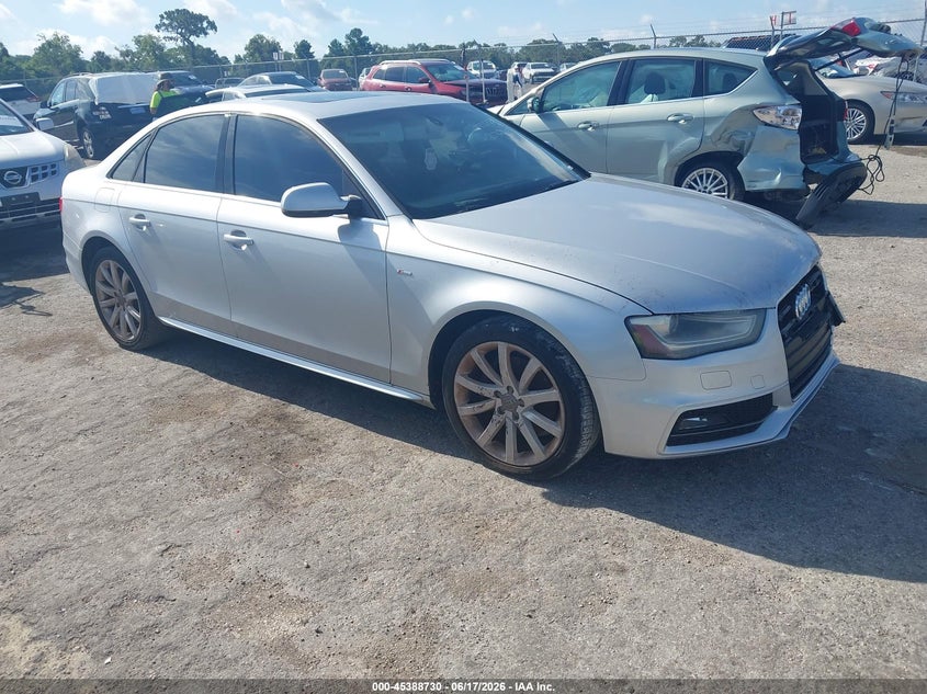 2014 Audi A4 VIN WAUAFAFL3EN016050 IAAI salvage auction — NORMAL WEAR, Clear (Montana), sold $550 on 2026-07-30 (photo 1)