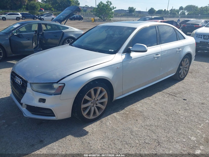 2014 Audi A4 VIN WAUAFAFL3EN016050 IAAI salvage auction — NORMAL WEAR, Clear (Montana), sold $550 on 2026-07-30 (photo 2)