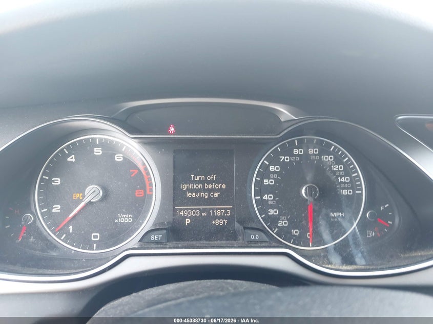 2014 Audi A4 VIN WAUAFAFL3EN016050 IAAI salvage auction — NORMAL WEAR, Clear (Montana), sold $550 on 2026-07-30 (photo 7)