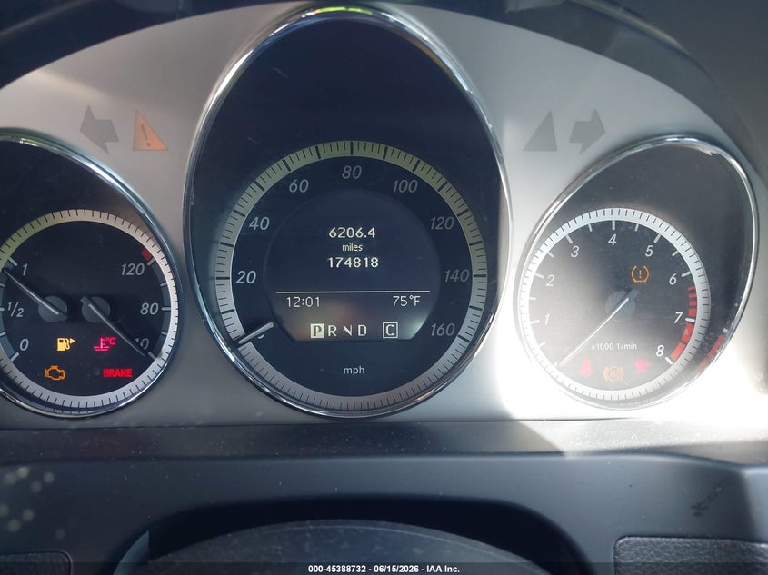 2009 Mercedes-benz C class VIN WDDGF54XX9R068368 IAAI salvage auction — NORMAL WEAR, Clear - Dealer Only (California), sold $250 on 2026-07-15 (photo 7)