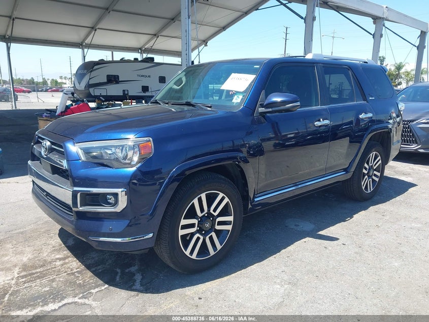 2022 Toyota 4runner VIN JTEKU5JR1N5976334 IAAI salvage auction — RIGHT SIDE, Salvage (California), sold $13,500 on 2026-07-28 (photo 2)