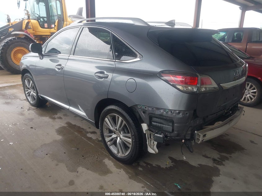 2015 Lexus Rx VIN 2T2ZK1BA0FC197808 IAAI salvage auction — FRONT END, Original (Texas), sold $2,300 on 2026-07-24 (photo 3)