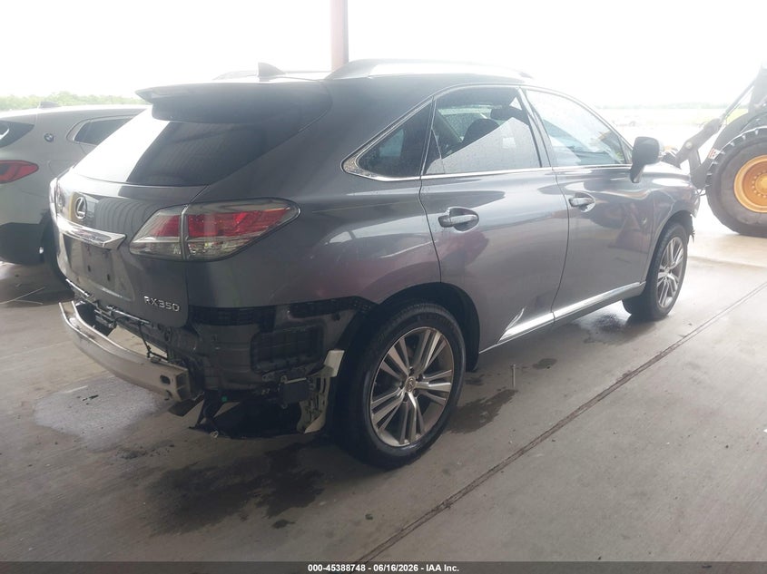 2015 Lexus Rx VIN 2T2ZK1BA0FC197808 IAAI salvage auction — FRONT END, Original (Texas), sold $2,300 on 2026-07-24 (photo 4)