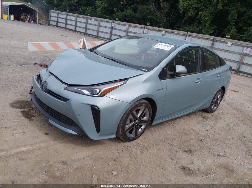 2021 Toyota Prius VIN JTDKAMFUXM3138351 IAAI salvage auction — FRONT END, Salvage (Tennessee), sold $6,200 on 2026-07-08 (photo 2)