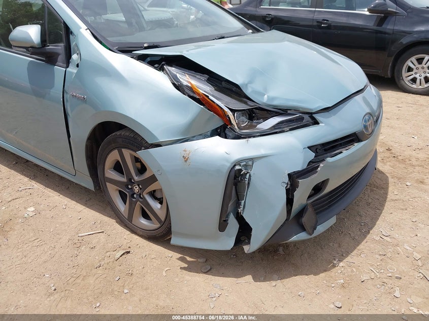 2021 Toyota Prius VIN JTDKAMFUXM3138351 IAAI salvage auction — FRONT END, Salvage (Tennessee), sold $6,200 on 2026-07-08 (photo 6)