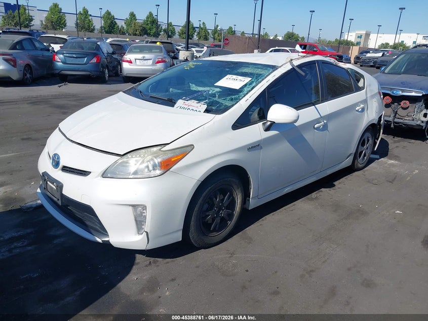 2012 Toyota Prius VIN JTDKN3DU8C5430505 IAAI salvage auction — SIDE, Salvage Certificate (California), sold $1,125 on 2026-07-10 (photo 2)