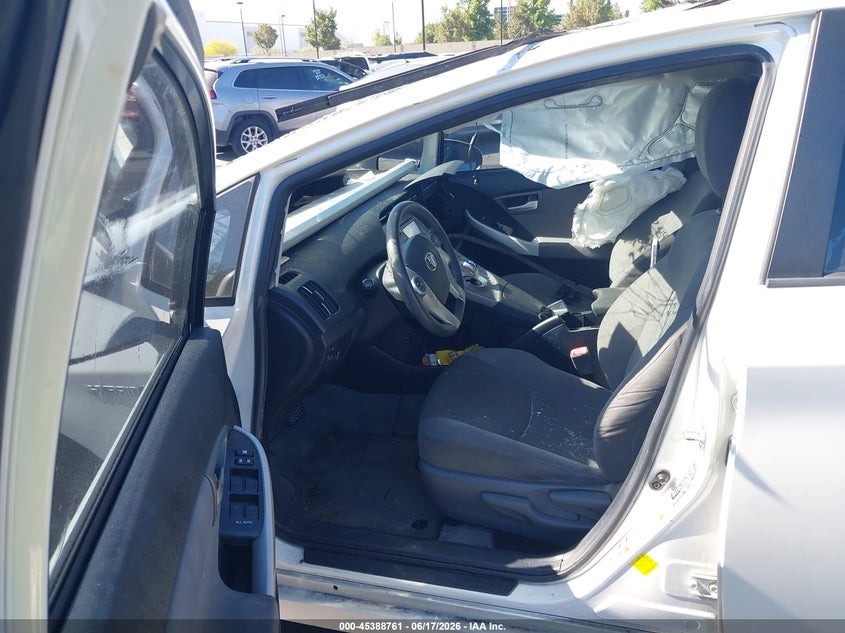 2012 Toyota Prius VIN JTDKN3DU8C5430505 IAAI salvage auction — SIDE, Salvage Certificate (California), sold $1,125 on 2026-07-10 (photo 5)