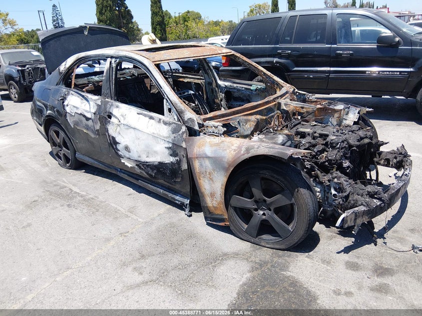 2010 Mercedes-benz E-class VIN WDDHF7CB2AA119810 IAAI salvage auction — TOTAL BURN, Non-Repairable (California), sold $250 on 2026-07-09 (photo 1)