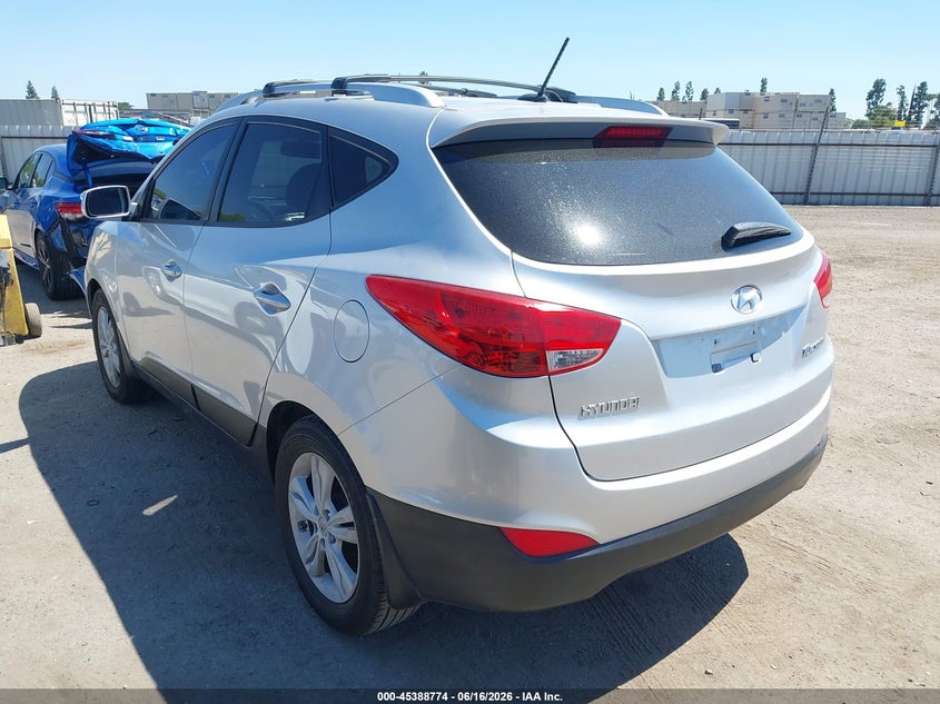 2012 Hyundai Tucson VIN KM8JU3AC9CU455022 IAAI salvage auction — UNDERCARRIAGE, Salvage Title, sold $1,550 on 2026-07-11 (photo 3)