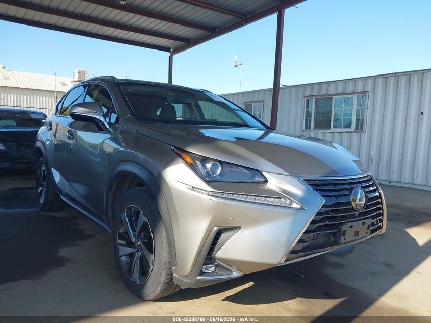 2018 Lexus Nx VIN JTJBARBZ2J2151205 IAAI salvage auction — LEFT SIDE, Salvage (California), sold $7,750 on 2026-07-28 (photo 1)